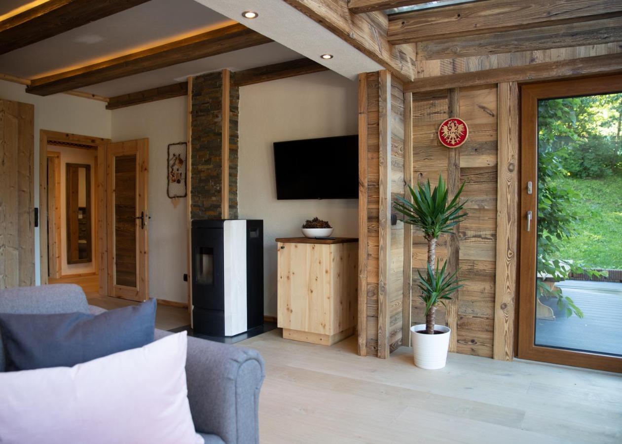 Chalet Gletscherblick Stubai Mieders Exterior foto