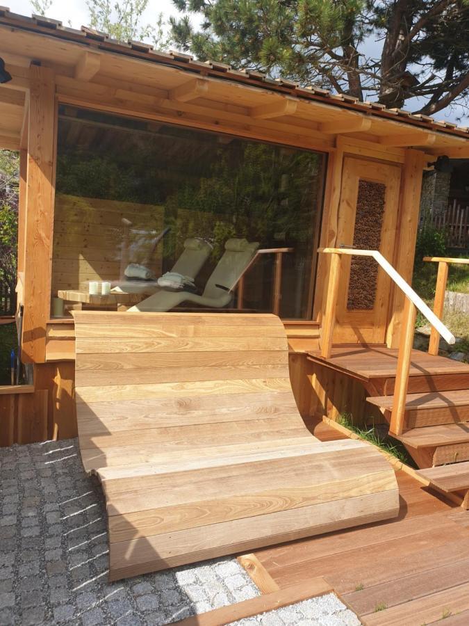 Chalet Gletscherblick Stubai Mieders Exterior foto
